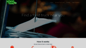 What Wheelfood.com website looked like in 2020 (4 years ago)