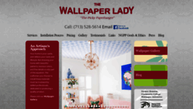 What Wallpaperladyhouston.com website looked like in 2020 (4 years ago)