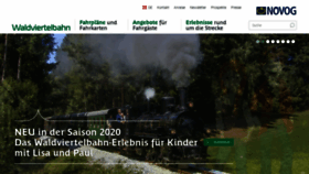 What Waldviertelbahn.at website looked like in 2020 (4 years ago)