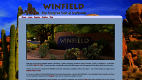 What Winfieldhoa.com website looked like in 2020 (4 years ago)