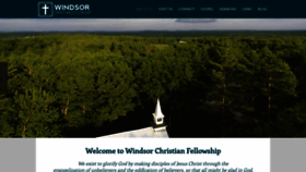 What Windsorchristianfellowship.org website looked like in 2020 (4 years ago)