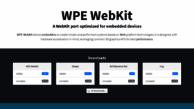 What Wpewebkit.org website looked like in 2020 (4 years ago)