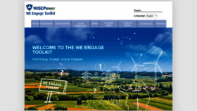 What We-engage.eu website looked like in 2020 (4 years ago)