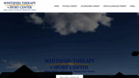 What Whitefishtherapy.com website looked like in 2020 (4 years ago)