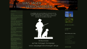 What Wasjaegerverschweigen.de website looked like in 2020 (4 years ago)