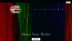 What Writingsonthewall.store website looked like in 2020 (4 years ago)