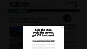 What Wendyperrin.com website looked like in 2020 (5 years ago)