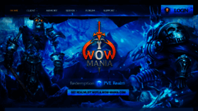 What Wow-mania.com website looked like in 2020 (4 years ago)