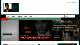 What Waheedmurad.com website looked like in 2020 (4 years ago)