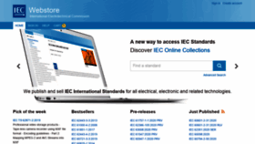 What Webstore.iec.ch website looked like in 2020 (4 years ago)