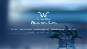 What Wellspringclinic.com website looked like in 2020 (4 years ago)