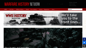 What Warfarehistorynetwork.com website looked like in 2020 (4 years ago)