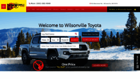 What Wilsonvilletoyota.com website looked like in 2020 (4 years ago)