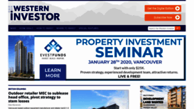 What Westerninvestor.com website looked like in 2020 (4 years ago)