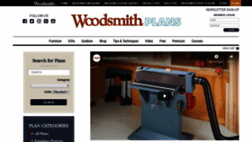 What Woodsmithplans.com website looked like in 2020 (4 years ago)