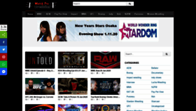 What Watchprowrestling.com website looked like in 2020 (4 years ago)
