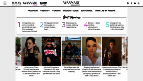What Wannabemagazine.com website looked like in 2020 (4 years ago)