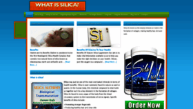 What Whatissilica.com website looked like in 2020 (4 years ago)
