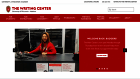 What Writing.wisc.edu website looked like in 2020 (4 years ago)