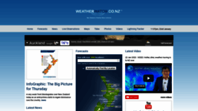 What Weatherwatch.co.nz website looked like in 2020 (4 years ago)