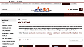 What Wickstore.com website looked like in 2020 (4 years ago)