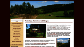 What Willingen-ferienhaus.com website looked like in 2020 (4 years ago)