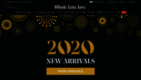 What Wholelattelove.com website looked like in 2020 (4 years ago)