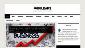 What Wikileaks.info website looked like in 2020 (4 years ago)