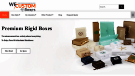 What Wecustomboxes.com website looked like in 2020 (4 years ago)