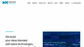 What Webmobtech.com website looked like in 2020 (4 years ago)