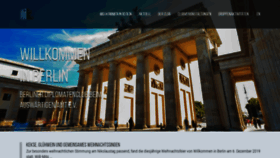 What Willkommen-in-berlin.de website looked like in 2020 (4 years ago)