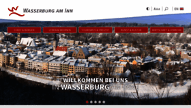 What Wasserburg.de website looked like in 2020 (4 years ago)