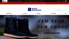What Whitemountainshoes.com website looked like in 2020 (4 years ago)