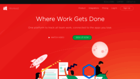 What Workast.com website looked like in 2020 (4 years ago)