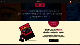 What Watvi.es website looked like in 2020 (4 years ago)