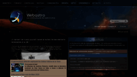 What Webastro.net website looked like in 2020 (4 years ago)