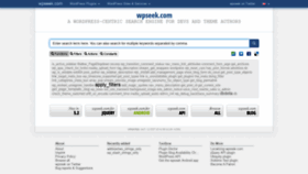 What Wpseek.com website looked like in 2020 (4 years ago)