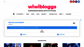What Wiwibloggs.com website looked like in 2020 (4 years ago)