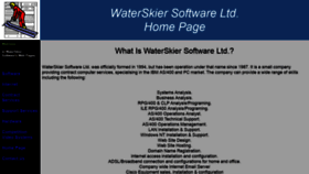 What Waterskier-software.com website looked like in 2020 (4 years ago)