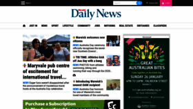 What Warwickdailynews.com.au website looked like in 2020 (4 years ago)