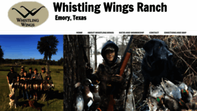 What Whistlingwingstexas.com website looked like in 2020 (4 years ago)