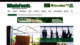 What Wholefoodsmagazine.com website looked like in 2020 (4 years ago)