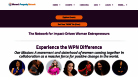 What Womensprosperitynetwork.com website looked like in 2020 (4 years ago)