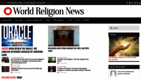 What Worldreligionnews.com website looked like in 2020 (4 years ago)