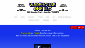 What Warehouseone.net website looked like in 2020 (4 years ago)