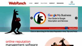 What Webpunch.com website looked like in 2020 (4 years ago)