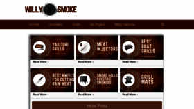 What Willysmoke.com website looked like in 2020 (4 years ago)
