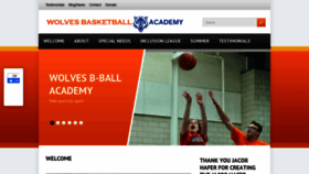 What Wolvesbasketballacademy.com website looked like in 2020 (4 years ago)