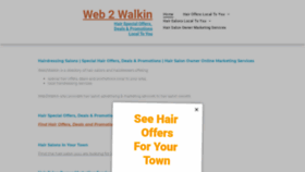 What Web2walkin.com website looked like in 2020 (4 years ago)