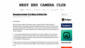 What Westendcameraclub.com website looked like in 2020 (4 years ago)
